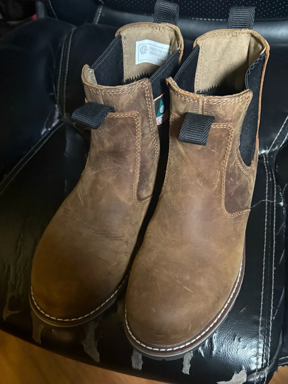 Kodiak Brown Leather Chukka Work Boots
